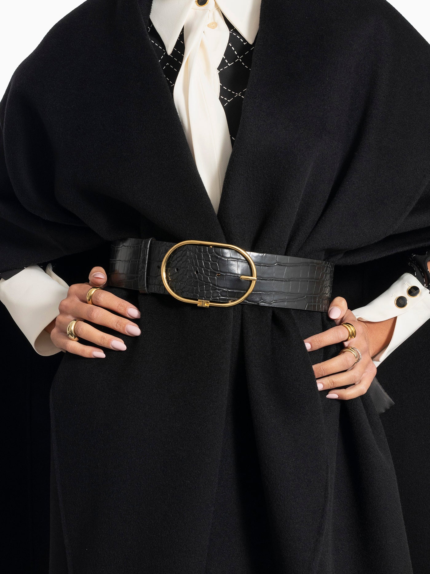 ELISABETTA FRANCHI COAT CP67D56E2