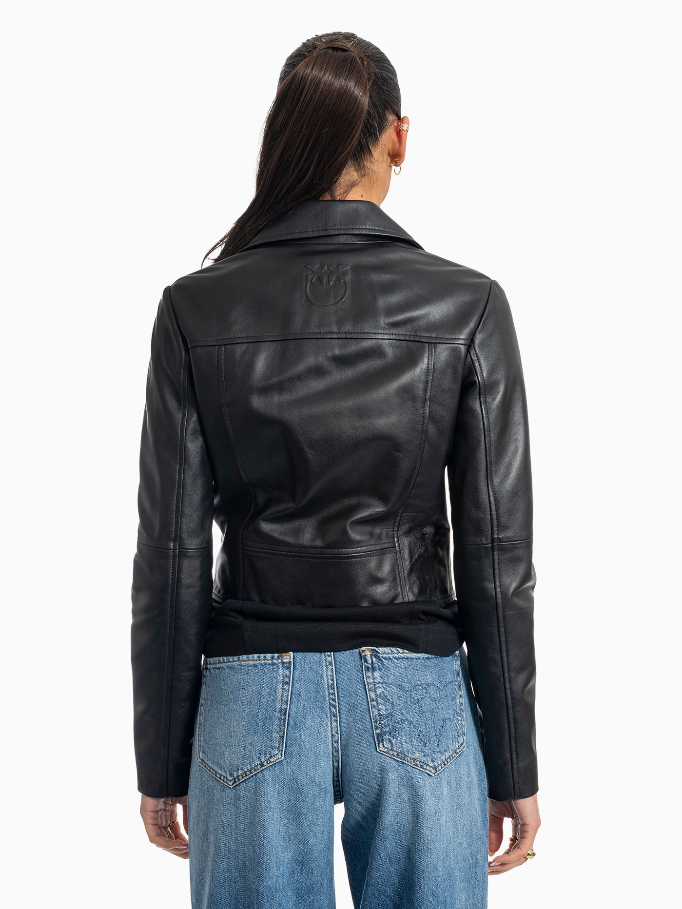 GIUBBINO PELLE PINKO 106247-A32I