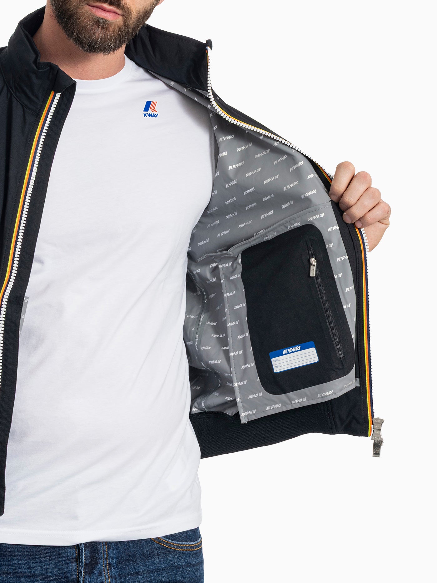 GIUBBINO K-WAY K3157BW