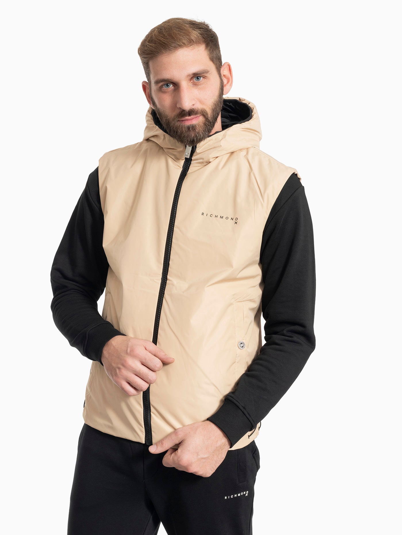 JOHN RICHMOND UMA25153GT SLEEVELESS JACKET