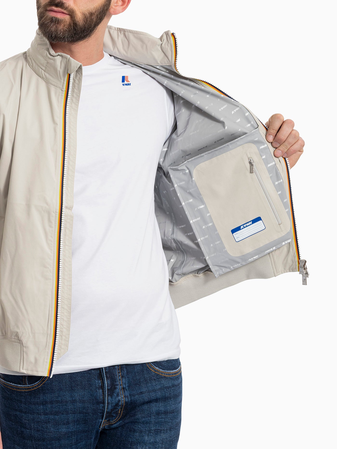 GIUBBINO K-WAY K3157BW